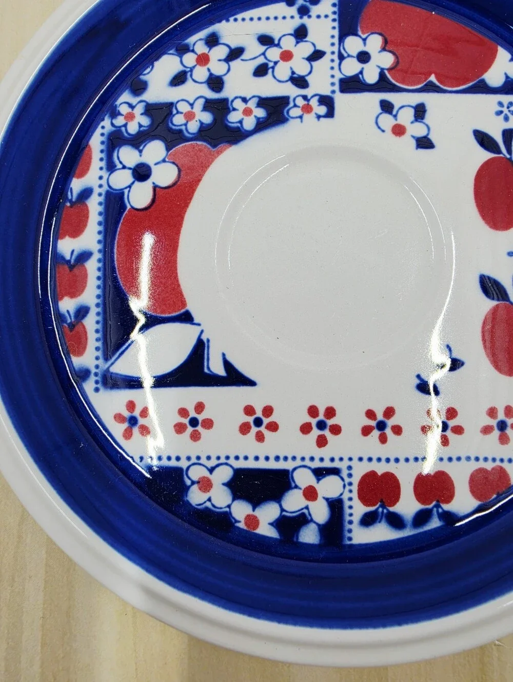 Mikasa Macintosh Pattern Saucer Calico Collection Ceramic Japan